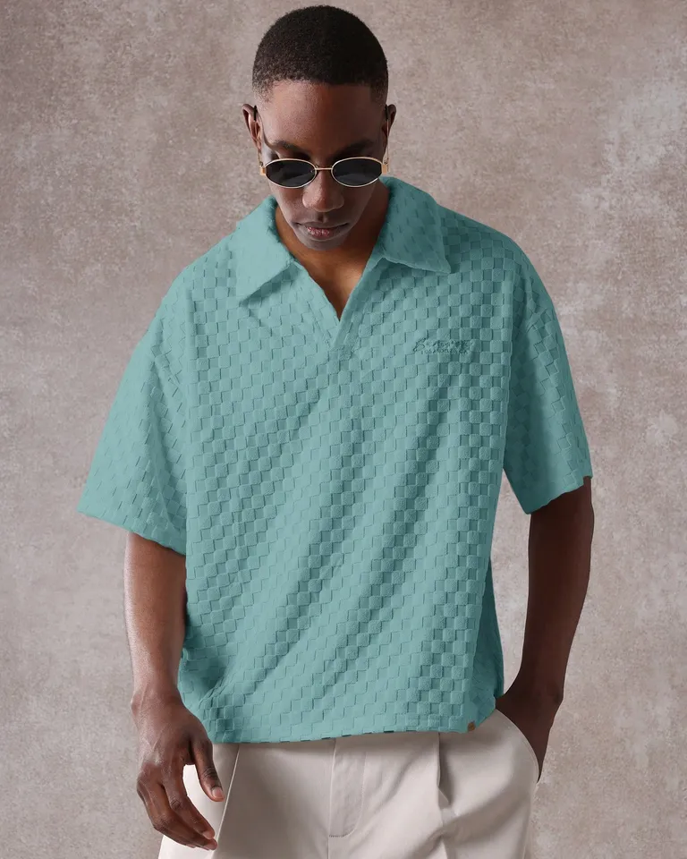 Chomba premium textura ajedrez de Sumwon en Camisas para argentina