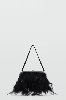 Bolso plumas asa corta de Mango en Bolsos y Carteras para argentina