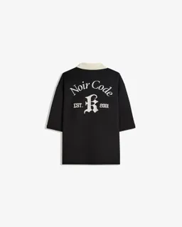 Camisa boxy manga corta bordada de Bershka en Camisas para argentina