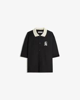 Camisa boxy manga corta bordada de Bershka en Camisas para argentina