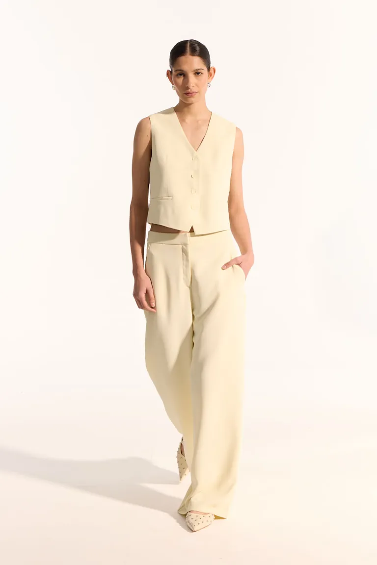 Pantalón de vestir de corte recto y cintura alta ideal para ocasiones formales de Portsaid en Pantalones para argentina