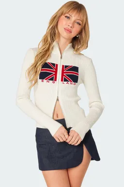 Cardigan inglaterra con cierre de Edikted en Buzos y Sweaters para argentina