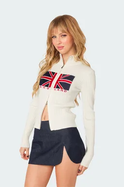 Cardigan inglaterra con cierre de Edikted en Buzos y Sweaters para argentina