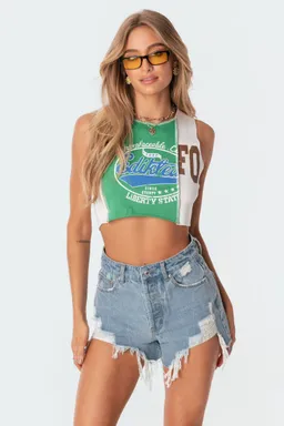 Shorts denim cali girl de Edikted en Shorts para argentina