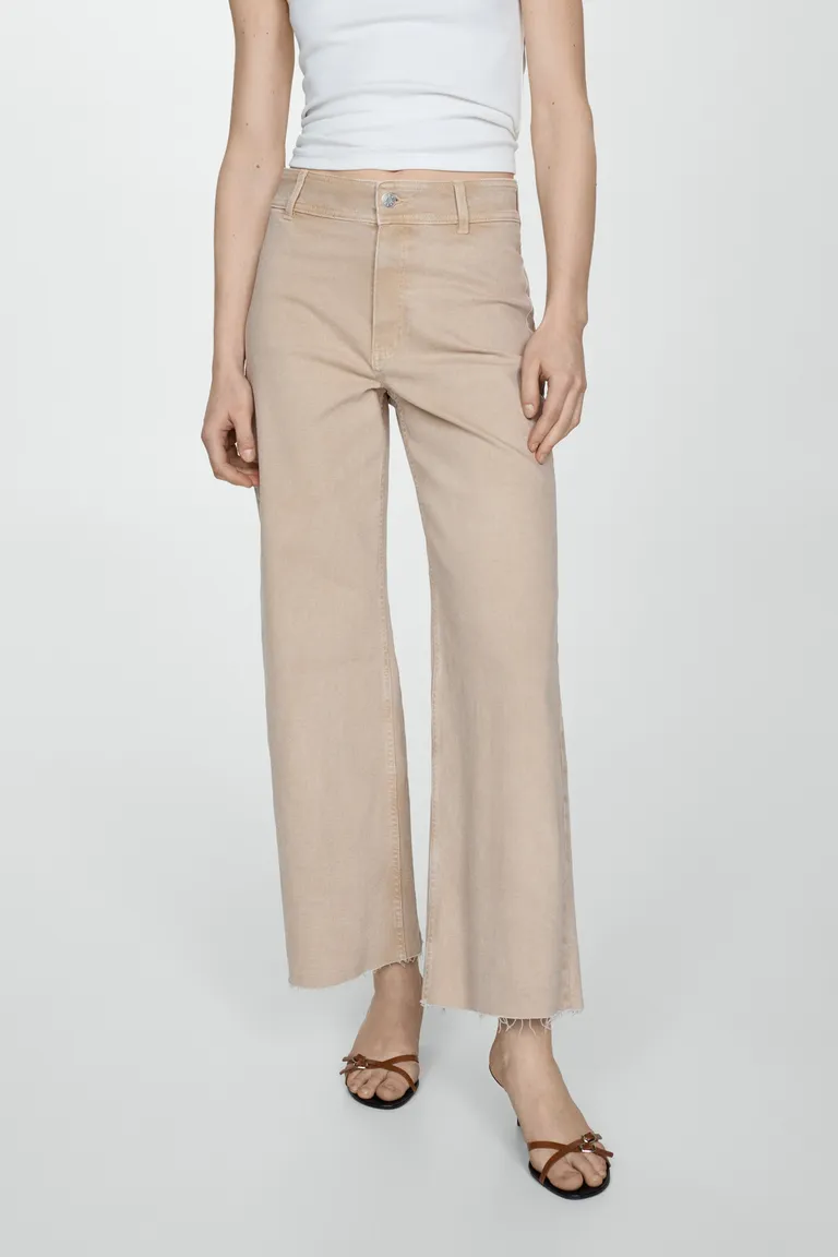 Jeans catherin culotte tiro alto de Mango en Pantalones para argentina