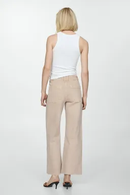Jeans catherin culotte tiro alto de Mango en Pantalones para argentina