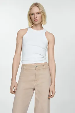 Jeans catherin culotte tiro alto de Mango en Pantalones para argentina