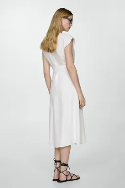 Vestido lazo lino de Mango en Vestidos para argentina