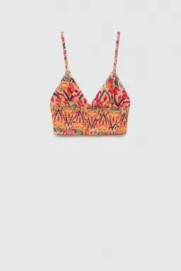 Top estampado con abalorios de Mango Teen en Tops para argentina