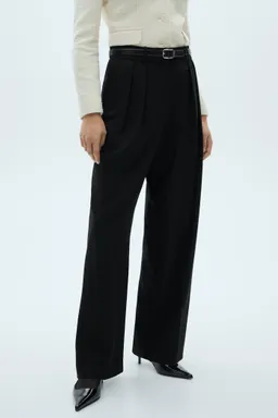 Pantalón pinzas wide leg de Mango en Pantalones para argentina