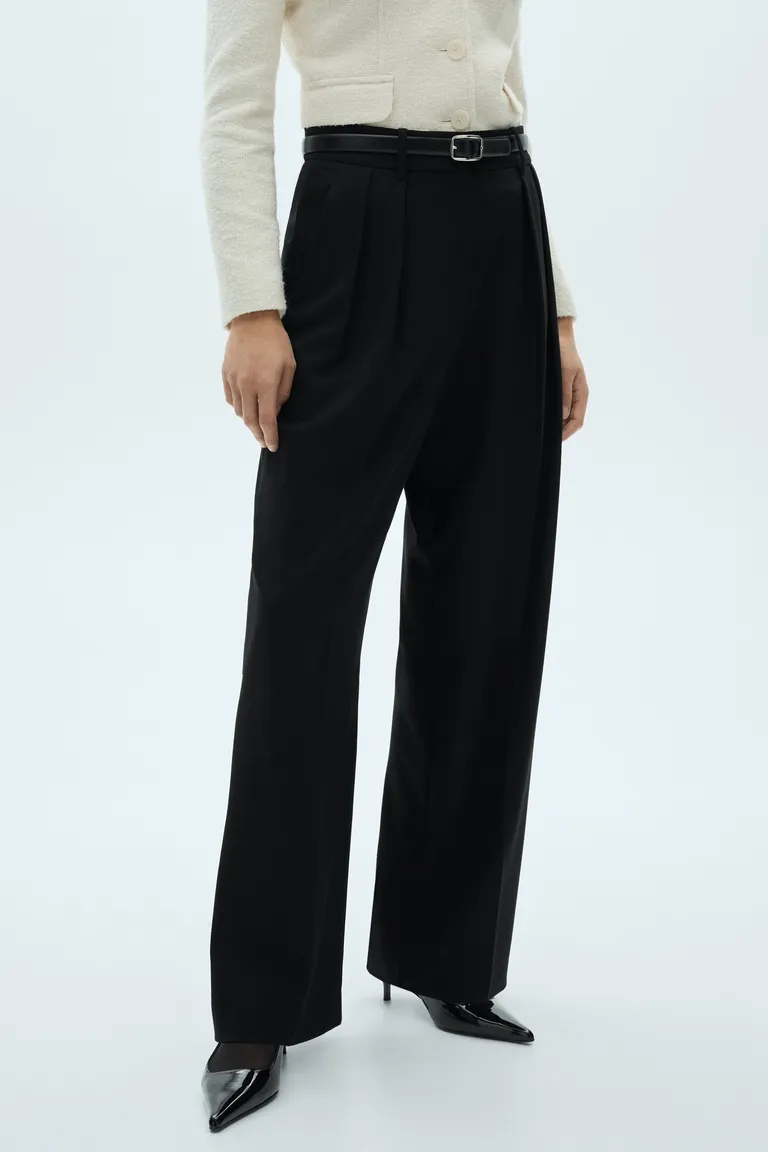 Pantalón pinzas wide leg de Mango en Pantalones para argentina
