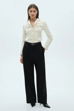 Pantalón pinzas wide leg de Mango en Pantalones para argentina