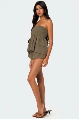 Shorts harleigh estilo lino de Edikted en Shorts para argentina