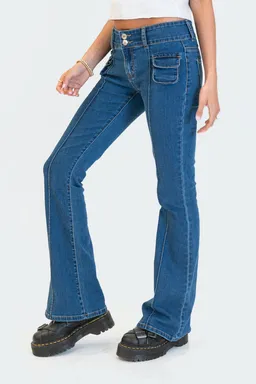 Jeans tiro bajo harriot de Edikted en Pantalones para argentina