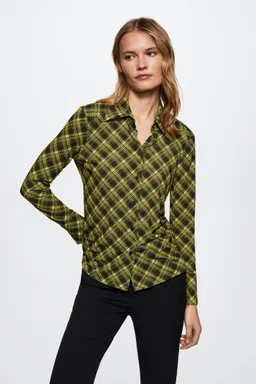 Camisa fluida cuadros de Mango en Camisas para argentina