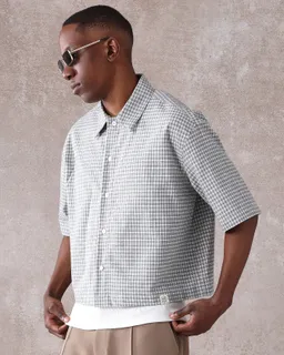 Camisa cuadros manga corta de Sumwon en Camisas para argentina