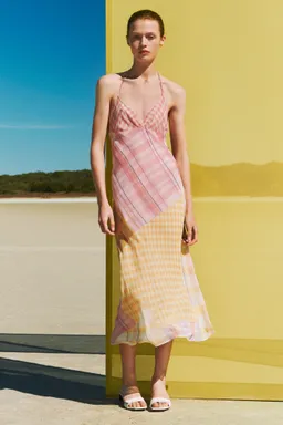 Vestido halter estampado de Mango en Vestidos para argentina