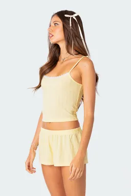 Musculosa pointelle irene de Edikted en Tops para argentina
