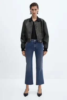 Jeans sienna flare crop de Mango en Pantalones para argentina