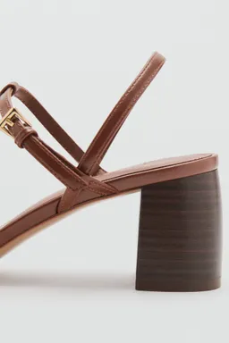 Sandalias tacón tiras hebillas de Mango en Sandalias para argentina