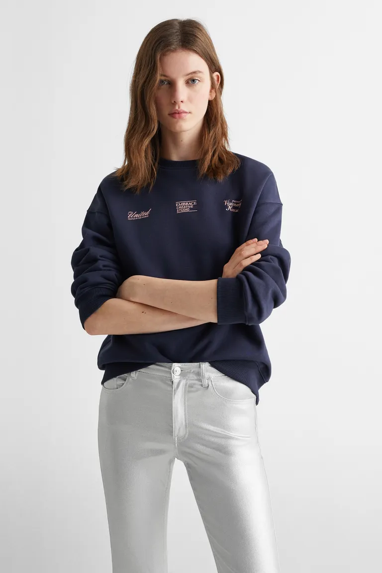 Pantalón metalizado de Mango Teen en Pantalones para argentina