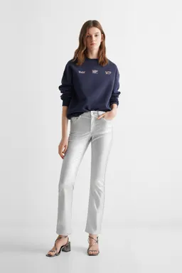 Pantalón metalizado de Mango Teen en Pantalones para argentina