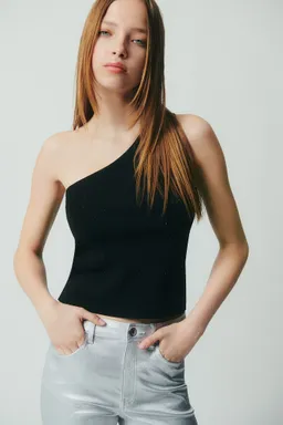 Pantalón metalizado de Mango Teen en Pantalones para argentina