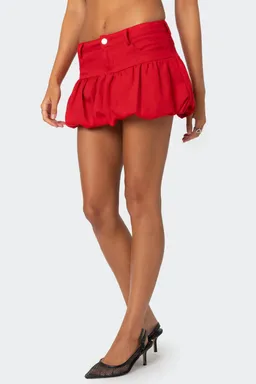 Mini falda denim bubble de Edikted en Faldas para argentina