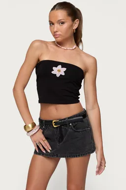 Top tubo con flores luli de Edikted en Tops para argentina