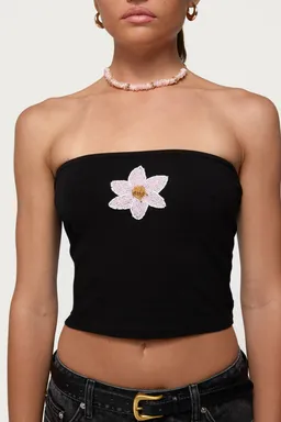 Top tubo con flores luli de Edikted en Tops para argentina