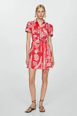 Vestido estampado lazo de Mango en Vestidos para argentina