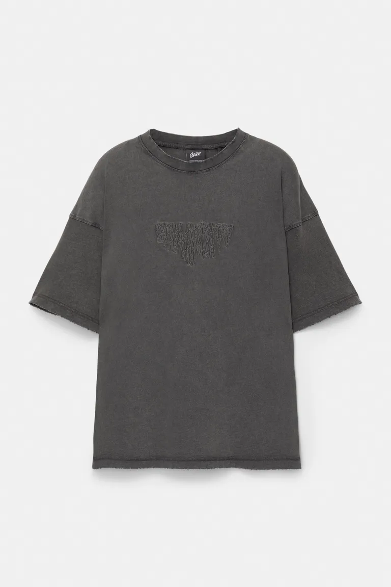 Remera stwd estampa cadena de Pull&Bear en Remeras y Polos para argentina
