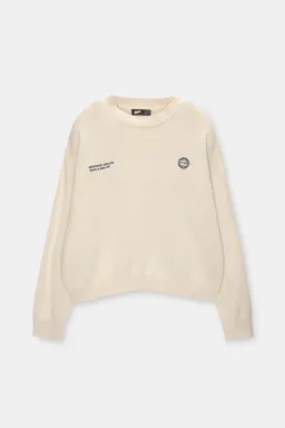 Sweater cropped bordado stwd de Pull&Bear en Buzos y Sweaters para argentina