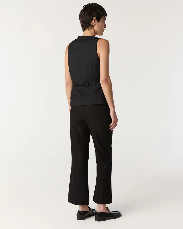 Pantalón sastre de tiro alto con pierna flare y bolsillos frontales de Furzai en Pantalones para argentina