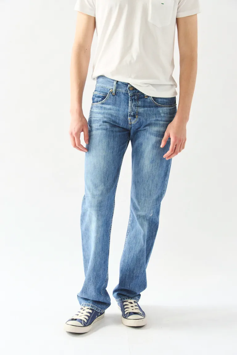 Pantalón de Mezclilla Loose de Corte Premium para Hombre de Bensimon en Pantalones para argentina