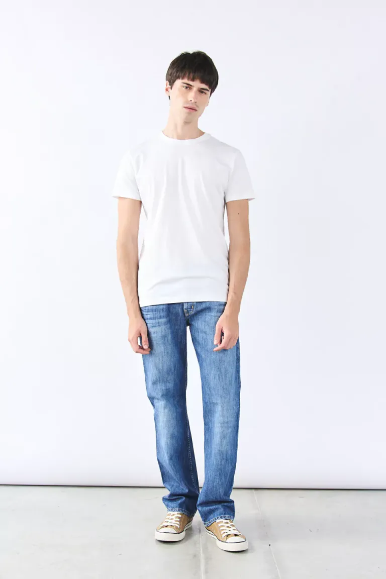 Pantalón de Mezclilla Loose de Corte Premium para Hombre de Bensimon en Pantalones para argentina