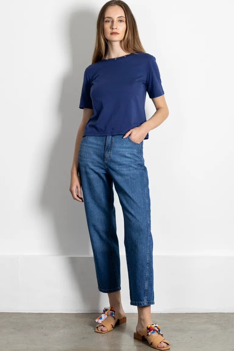 Pantalones vaqueros de corte recto y pierna ancha para mujer de Kill en Pantalones para argentina