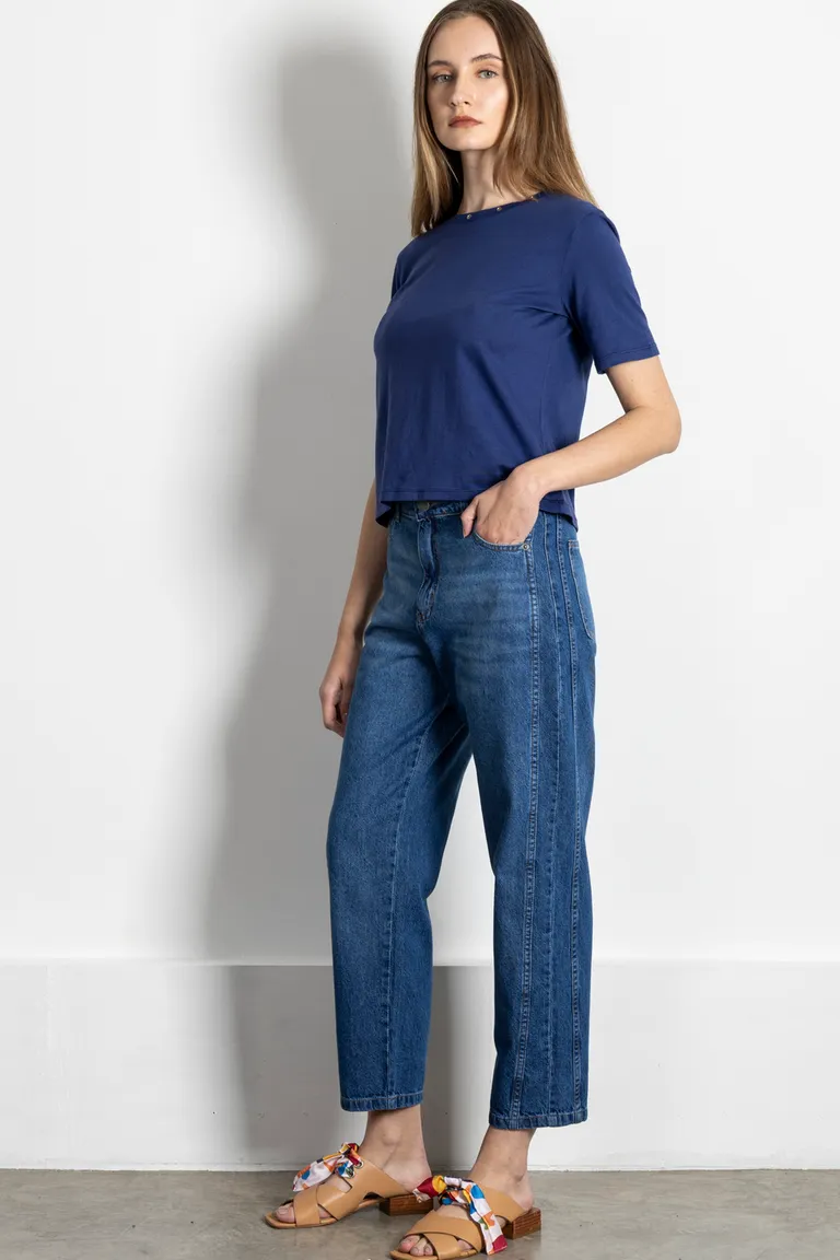 Pantalones vaqueros de corte recto y pierna ancha para mujer de Kill en Pantalones para argentina