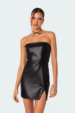 Mini vestido cuero sintético moon sign de Edikted en Vestidos para argentina