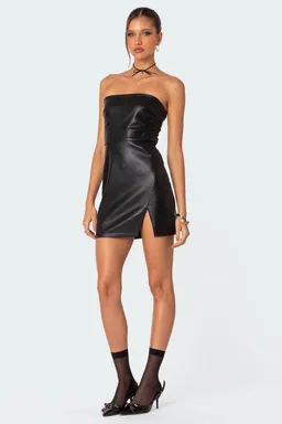Mini vestido cuero sintético moon sign de Edikted en Vestidos para argentina