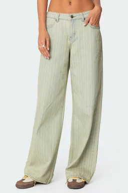 Jeans lannah tiro bajo texturizado de Edikted en Pantalones para argentina