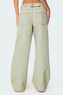 Jeans lannah tiro bajo texturizado de Edikted en Pantalones para argentina