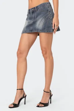Minifalda jean uma de Edikted en Shorts para argentina