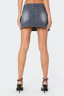 Minifalda jean uma de Edikted en Shorts para argentina