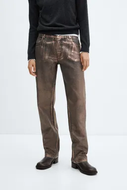 Jeans rectos foil de Mango en Pantalones para argentina
