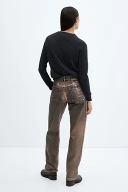 Jeans rectos foil de Mango en Pantalones para argentina