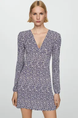 Vestido estampado floral evasé de Mango en Vestidos para argentina