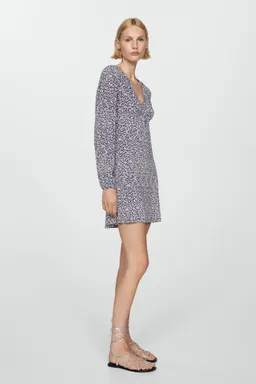 Vestido estampado floral evasé de Mango en Vestidos para argentina