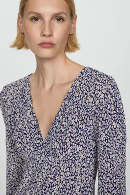 Vestido estampado floral evasé de Mango en Vestidos para argentina