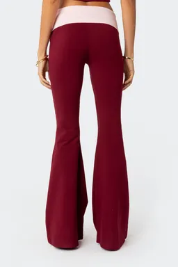 Leggings acampanadas con doblez de Edikted en Pantalones para argentina